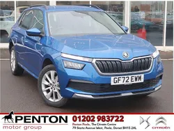Blue Used 2022 Skoda Kamiq SE Drive SUV | £13,490 (Fair price)