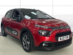Red Used 2021 Citroën C3 PureTech Hatchback | £10,427 (Fair price)