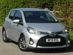 Silver Used 2015 Toyota Yaris Hatchback | £5,495 (Fair price)