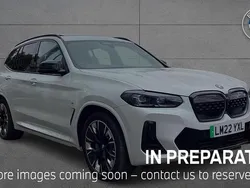 Mineral white metallic Used 2022 BMW iX3 M Sport SUV | £31,915 (Fair price)