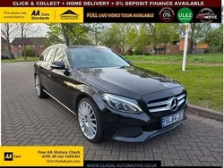 Black Used 2015 Mercedes C200 Estate | £9,495 (Fair price)