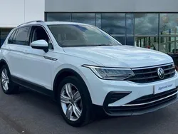 Pure white Used 2021 VW Tiguan Life SUV | £21,757 (Fair price)