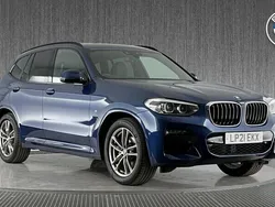 Blue Used 2021 BMW X3 M Sport SUV | £29,499 (Good price)