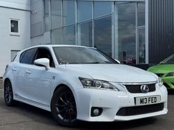 White Used 2013 Lexus CT200h Sport Line Hatchback | £7,495 (Fair price)