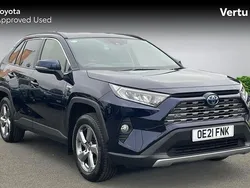 Blue Used 2021 Toyota RAV4 Hybrid Design SUV | £26,997 (Good price)