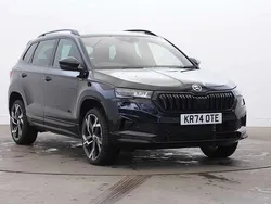 Black magic pearl effect Used 2024 Skoda Karoq SportLine SUV | £30,995 (A bit pricey)