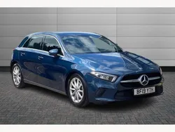 Denim blue Used 2019 Mercedes A180 Executive Hatchback | £14,395 (Fair price)
