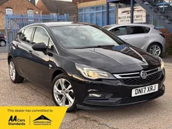 Black Used 2017 Vauxhall Astra Hatchback | £5,095