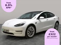 White Used 2021 Tesla Model 3 Long Range Sedan | £20,676 (Fair price)