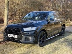 Black Used 2015 Audi Q7 S-Line SUV | £16,995 (Fair price)