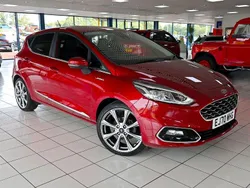 Ruby red Used 2020 Ford Fiesta Vignale Hatchback | £12,689 (A bit pricey)