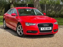 Red Used 2013 Audi A5 Sportback Design Hatchback | £5,495