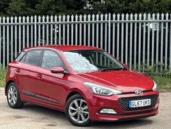 Red Used 2017 Hyundai i20 Premium Hatchback | £8,935 (Fair price)