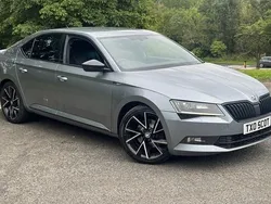 Grey Used 2017 Skoda Superb SportLine Hatchback | £9,049 (Fair price)