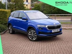 Energy blue Used 2023 Skoda Karoq SE L SUV | £22,495 (Fair price)