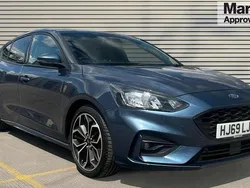 Blue Used 2019 Ford Focus ST-Line X Hatchback | £9,550 (Fair price)