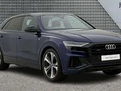 Blue Used 2022 Audi Q8 Black Edition SUV | £49,460 (Fair price)