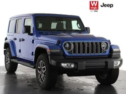 Blue New 2024 Jeep Wrangler Sahara SUV | £51,299 (Good price)