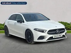 White Used 2023 Mercedes A200 AMG Line Premium Plus Hatchback | £26,849 (Expensive)