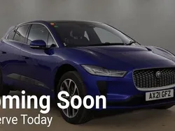 Blue Used 2021 Jaguar I-Pace SUV | £18,899 (Fair price)