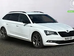 White Used 2019 Skoda Superb SportLine Estate | £19,499 (A bit pricey)