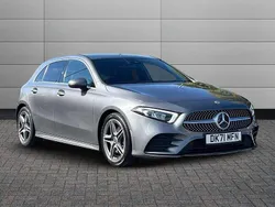 Grey Used 2021 Mercedes A220 AMG line Hatchback | £19,495 (Fair price)