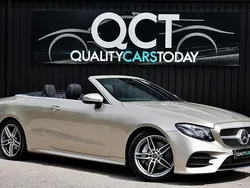 Silver Used 2017 Mercedes E220 AMG Line Premium Plus Cabriolet | £23,995 (Expensive)
