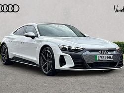 White Used 2022 Audi e-tron GT quattro Comfort Sedan | £49,900 (Expensive)