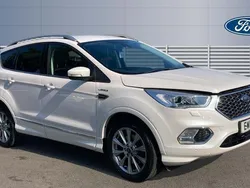 White Used 2019 Ford Kuga Vignale SUV | £16,300 (Fair price)