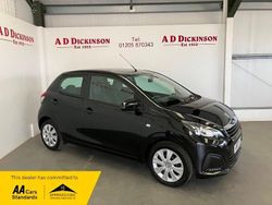 Black Used 2017 Peugeot 108 Active Hatchback | £5,395 (Fair price)