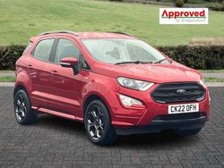Red Used 2022 Ford Ecosport ST-Line SUV | £11,579 (Fair price)