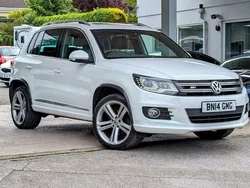 White Used 2014 VW Tiguan R-line SUV | £10,895 (Fair price)