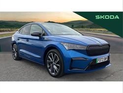 Blue Used 2023 Skoda Enyaq iV SportlinePlus SUV | £28,199 (Good price)