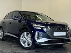 Blue Used 2025 Audi Q4 e-tron S-Line SUV | £36,800 (Fair price)