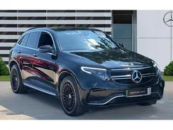 Black Used 2022 Mercedes EQC400 AMG Line Premium Plus SUV | £32,672 (A bit pricey)