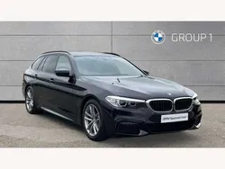Black Used 2020 BMW 520 M Sport Estate | £24,413 (Fair price)