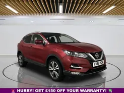 Red Used 2018 Nissan Qashqai N-Connecta SUV | £10,494 (Fair price)