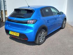 Blue Used 2022 Peugeot e-208 Allure Premium Hatchback | £12,690 (Fair price)