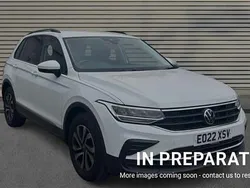 Pure white Used 2022 VW Tiguan Active SUV | £22,859 (Good price)