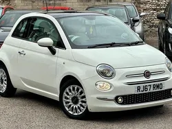 White Used 2017 Fiat 500 Lounge Hatchback | £6,195 (Fair price)