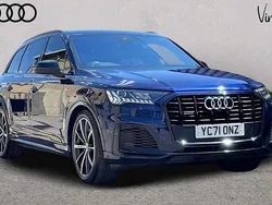 Blue Used 2022 Audi Q7 Black Edition SUV | £42,444 (Fair price)