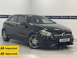 Black Used 2018 Mercedes A200 AMG line Hatchback | £11,640 (Good price)