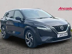 Pearl black Used 2021 Nissan Qashqai Tekna+ SUV | £23,975