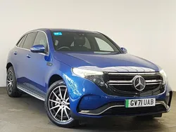Blue Used 2022 Mercedes EQC400 AMG line SUV | £27,498 (Fair price)