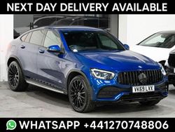 Blue Used 2019 Mercedes GLC300 AMG line Coupe | £22,500 (Fair price)