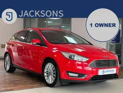 Red Used 2015 Ford Focus Titanium X Hatchback | £8,100 (Fair price)