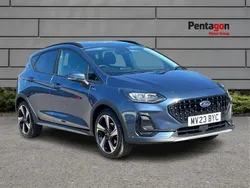 Chrome blue premium paint Used 2023 Ford Fiesta Active Hatchback | £14,295 (Fair price)