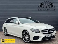 White Used 2017 Mercedes E350 AMG line Estate | £20,499 (Expensive)