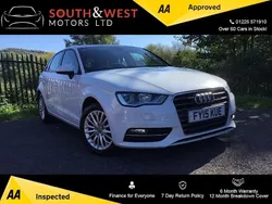 White Used 2015 Audi A3 Sportback Design Hatchback | £8,455 (Fair price)