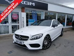 White Used 2017 Mercedes C220 AMG line Coupe | £16,999 (A bit pricey)